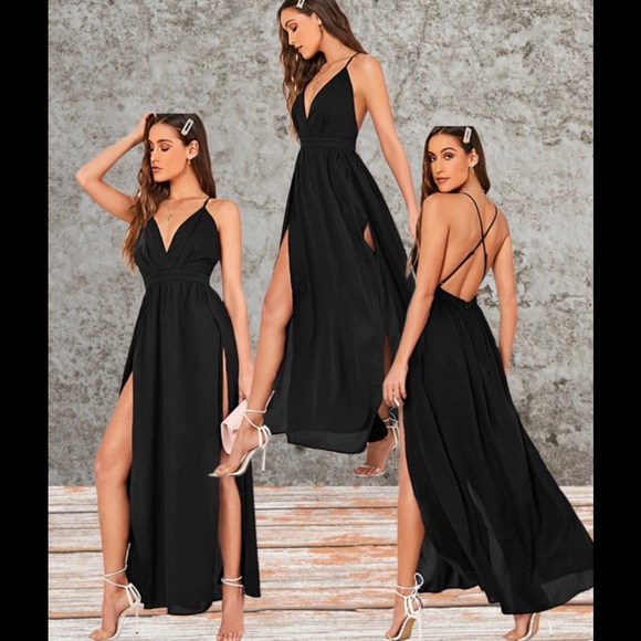 Dresses & Skirts - Floerns V-Neck Dual Split Maxi Dress